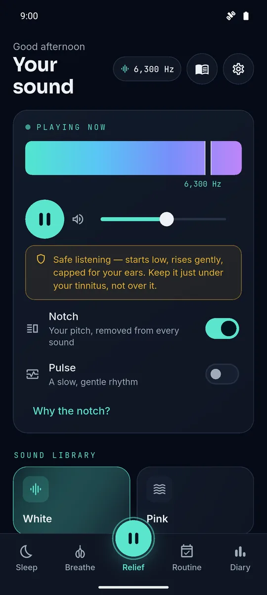 Sylence on Android: your sound, playing